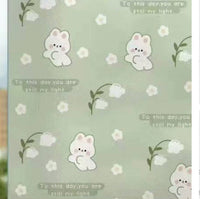 HKM-474451 Frosted Glass Sticker for Windows - Modern Design with Floral and Animal Patterns, 60cm x 100cm