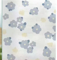 HKM-474451 Frosted Glass Sticker for Windows - Modern Design with Floral and Animal Patterns, 60cm x 100cm