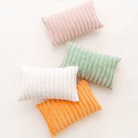 HKM-474643 Modern Stripe Pillow Cover for Living Room and Bedroom - Polyester, Various Colors, 30x50cm & 45x45cm