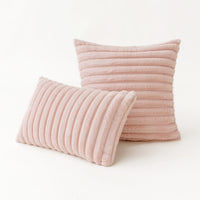HKM-474643 Modern Stripe Pillow Cover for Living Room and Bedroom - Polyester, Various Colors, 30x50cm & 45x45cm