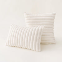 HKM-474643 Modern Stripe Pillow Cover for Living Room and Bedroom - Polyester, Various Colors, 30x50cm & 45x45cm