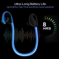 HKM-474707 Wireless V4.1 Neckband Earphones with HD Stereo Sound - Sweat-proof, Long Battery Life, Multiple Colors Available