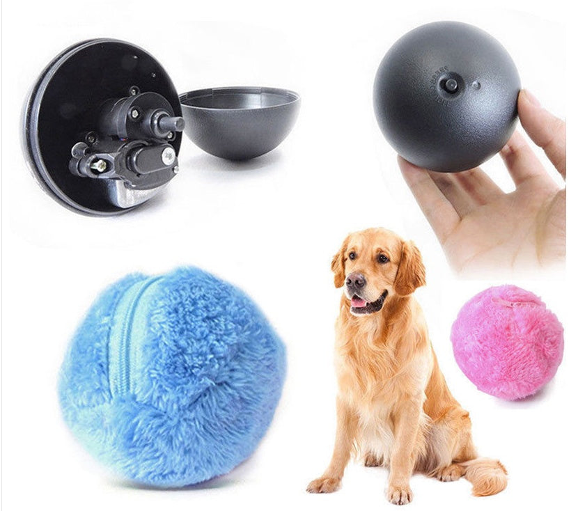HKM-474963 Pet Electric Toy Automatic Plush Ball