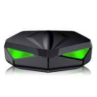 HKM-475411 TWS Bluetooth Headset with Dual-mode Connectivity and 10m Range - Devil Black