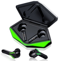 HKM-475411 TWS Bluetooth Headset with Dual-mode Connectivity and 10m Range - Devil Black