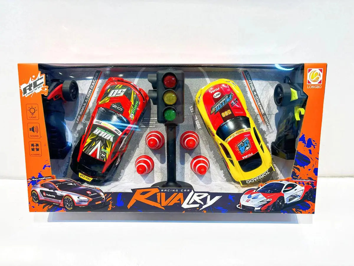 HKM-475475 1:22 Scale Remote Control Drift Racing Car with Four Channel Control - Ready-to-Go, Indoor/Outdoor Use