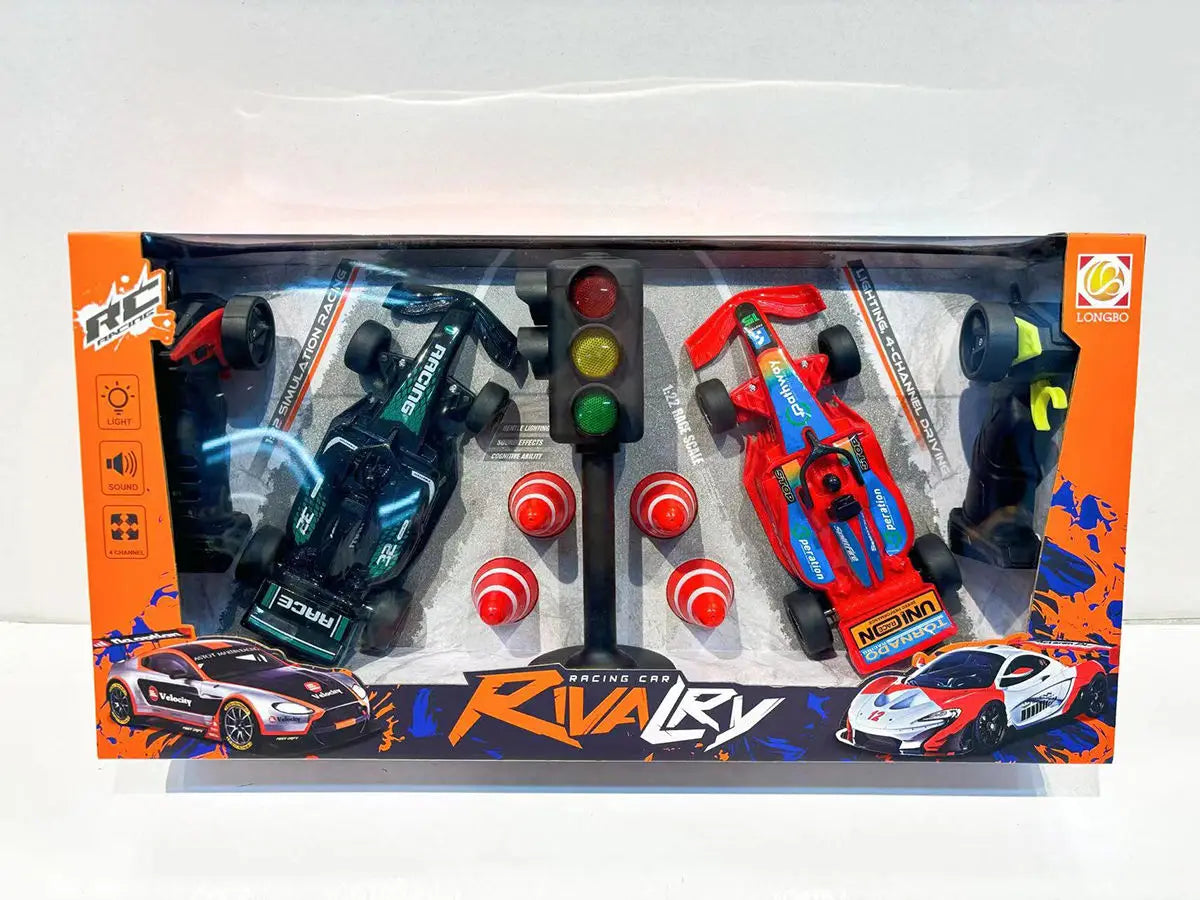HKM-475475 1:22 Scale Remote Control Drift Racing Car with Four Channel Control - Ready-to-Go, Indoor/Outdoor Use