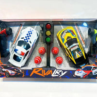 HKM-475475 1:22 Scale Remote Control Drift Racing Car with Four Channel Control - Ready-to-Go, Indoor/Outdoor Use