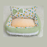 HKM-475475 Pet-Friendly Flannel Square Nest for Dogs and Cats in Small and Large Sizes