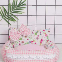 HKM-475475 Pet-Friendly Flannel Square Nest for Dogs and Cats in Small and Large Sizes