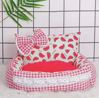 HKM-475475 Pet-Friendly Flannel Square Nest for Dogs and Cats in Small and Large Sizes