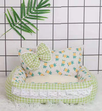 HKM-475475 Pet-Friendly Flannel Square Nest for Dogs and Cats in Small and Large Sizes