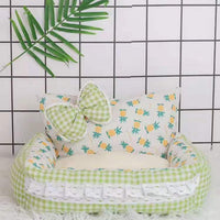 HKM-475475 Pet-Friendly Flannel Square Nest for Dogs and Cats in Small and Large Sizes