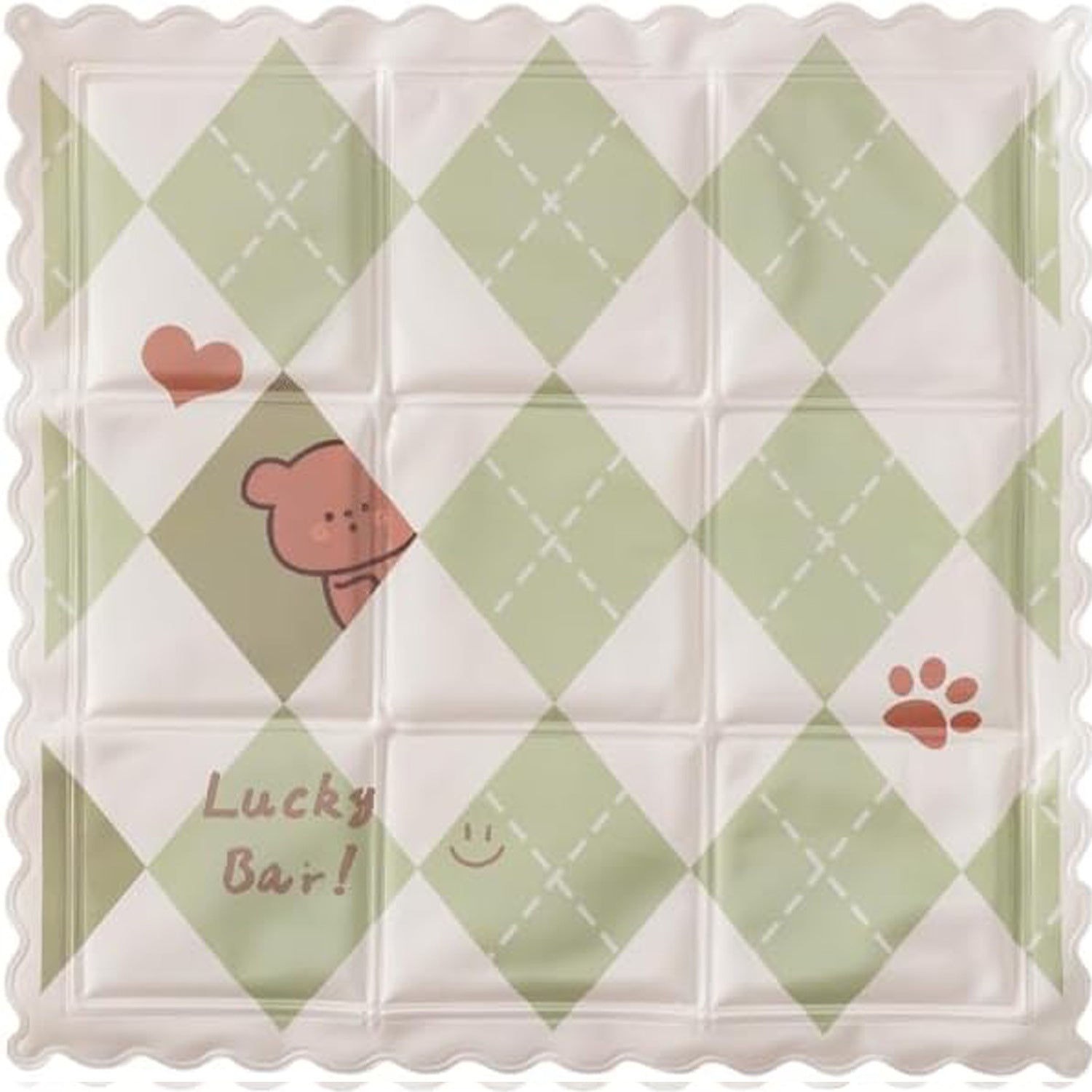 HKM-475539 Cooling Gel Pet Mat for Dogs and Cats, Breathable and Portable Sleeping Pad, 35x35cm