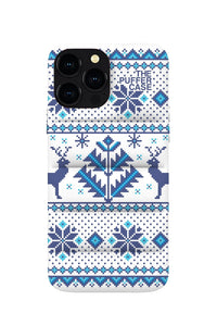 HKM-475603 Soft Protective TPU Phone Case Compatible with iPhone 12, 13, 14 Series - Down Jacket Style