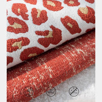 HKM-475667 Leopard Print Decorative Pillow and Waist Pillow Cover Set – Multiple Sizes Available