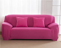 HKM-475731 All-Inclusive Solid Color Polyester Fabric Sofa Cover with Pillowcases