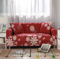 HKM-475731 All-Inclusive Solid Color Polyester Fabric Sofa Cover with Pillowcases