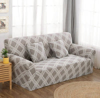HKM-475731 All-Inclusive Solid Color Polyester Fabric Sofa Cover with Pillowcases