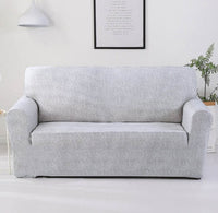 HKM-475731 All-Inclusive Solid Color Polyester Fabric Sofa Cover with Pillowcases
