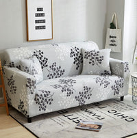 HKM-475731 All-Inclusive Solid Color Polyester Fabric Sofa Cover with Pillowcases