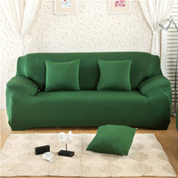 HKM-475731 All-Inclusive Solid Color Polyester Fabric Sofa Cover with Pillowcases