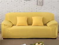 HKM-475731 All-Inclusive Solid Color Polyester Fabric Sofa Cover with Pillowcases