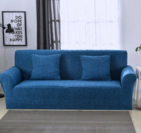 HKM-475731 All-Inclusive Solid Color Polyester Fabric Sofa Cover with Pillowcases