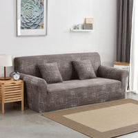 HKM-475731 All-Inclusive Solid Color Polyester Fabric Sofa Cover with Pillowcases