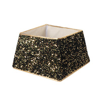 HKM-475795 Sequin Christmas Tree Skirt in Gold, Silver, and Red Paillette Designs