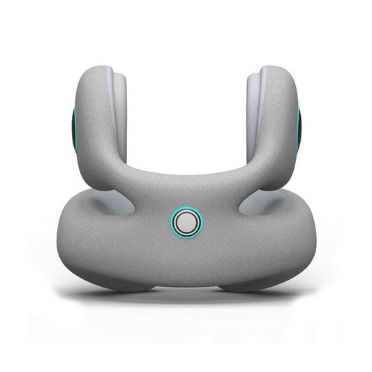 HKM-475795 U-Shaped Memory Foam Travel Pillow for Neck Support - Available in Gray & Pink