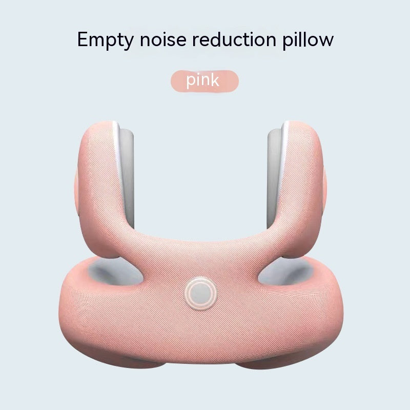 HKM-475795 U-Shaped Memory Foam Travel Pillow for Neck Support - Available in Gray & Pink