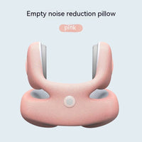HKM-475795 U-Shaped Memory Foam Travel Pillow for Neck Support - Available in Gray & Pink