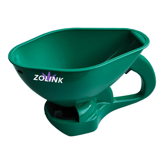 KTX-475859 Handheld 1.5L Seed and Fertilizer Spreader for Efficient Lawn and Garden Care