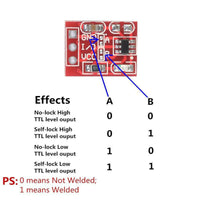 HKM-475859 Touch Button Module TTP223 - Capacitive Switch with Self-Locking and Inching Function