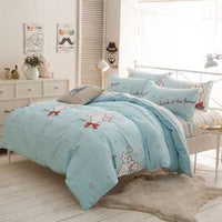 HKM-475987 Cartoon-Themed Four-Piece Quilt Cover Set in Various Colors and Sizes