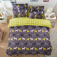 HKM-475987 Cartoon-Themed Four-Piece Quilt Cover Set in Various Colors and Sizes