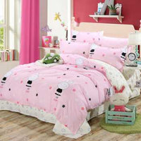 HKM-475987 Cartoon-Themed Four-Piece Quilt Cover Set in Various Colors and Sizes
