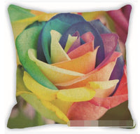 HKM-476051 Colorful Geometric Pattern Linen Pillowcase for Couch and Car Cushions
