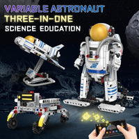 HKM-476243 3D DIY Astronaut Puzzle Toy – Educational Building Set for Kids Aged 8 and Up