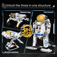 HKM-476243 3D DIY Astronaut Puzzle Toy – Educational Building Set for Kids Aged 8 and Up