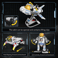 HKM-476243 3D DIY Astronaut Puzzle Toy – Educational Building Set for Kids Aged 8 and Up