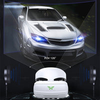 HKM-476243 Adjustable HD VR Glasses with Headset for 4.7-6.43 Inch Smartphones