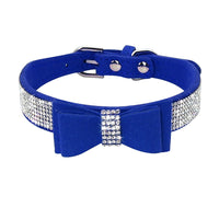 HKM-476371 Comfortable Velvet Pet Leash with Rhinestones for Small to Medium Dogs and Cats
