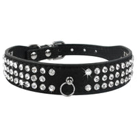 HKM-476371 Comfortable Velvet Pet Leash with Rhinestones for Small to Medium Dogs and Cats