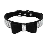 HKM-476371 Comfortable Velvet Pet Leash with Rhinestones for Small to Medium Dogs and Cats