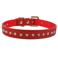HKM-476371 Comfortable Velvet Pet Leash with Rhinestones for Small to Medium Dogs and Cats