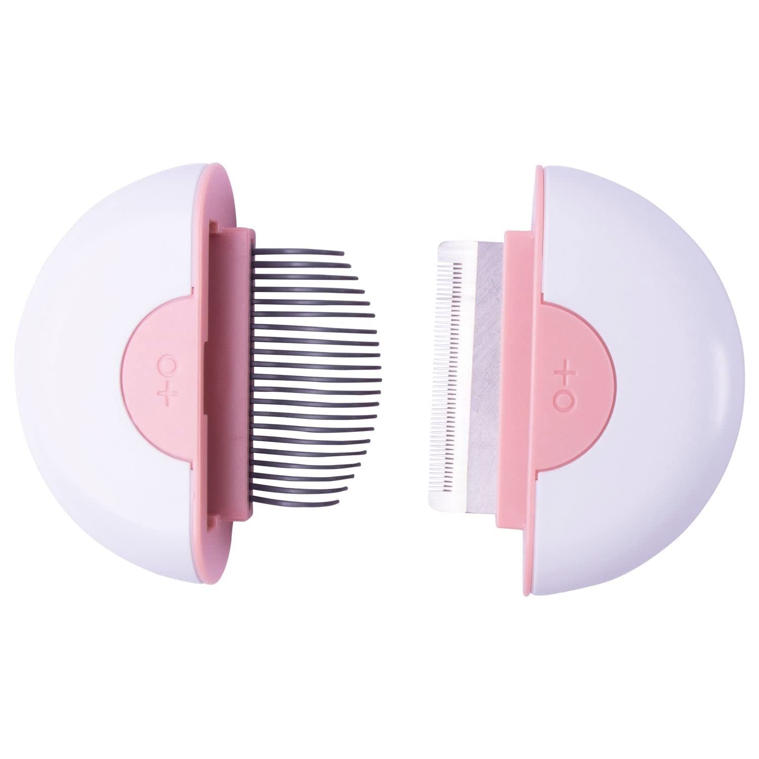 HKM-476499 Multi-Purpose Cat and Dog Grooming Comb with Steel Teeth and Gloves for Detangling and Stripping Fur