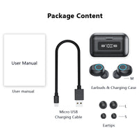 HKM-476563 Wireless Sports Bluetooth Headset with Waterproof Design and 9D Bass Sound