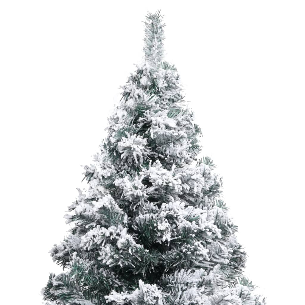 HKM-476627 Snow-Covered Artificial Christmas Tree, 150 cm PVC with Metal Stand
